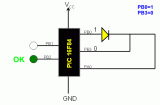 PIC diode tester-circuit diagram