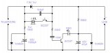 Telephone line monitor-circuit diagram