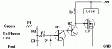 Cut Phone Line Detector-circuit diagram