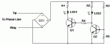 Phone Busy Indicator-circuit diagram